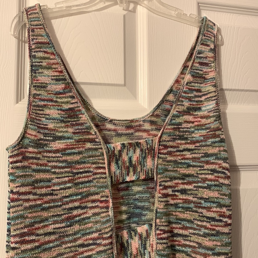Jack Multicolored Top With Fringe, Size M - image 5